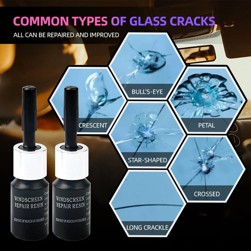 Glass repair kit